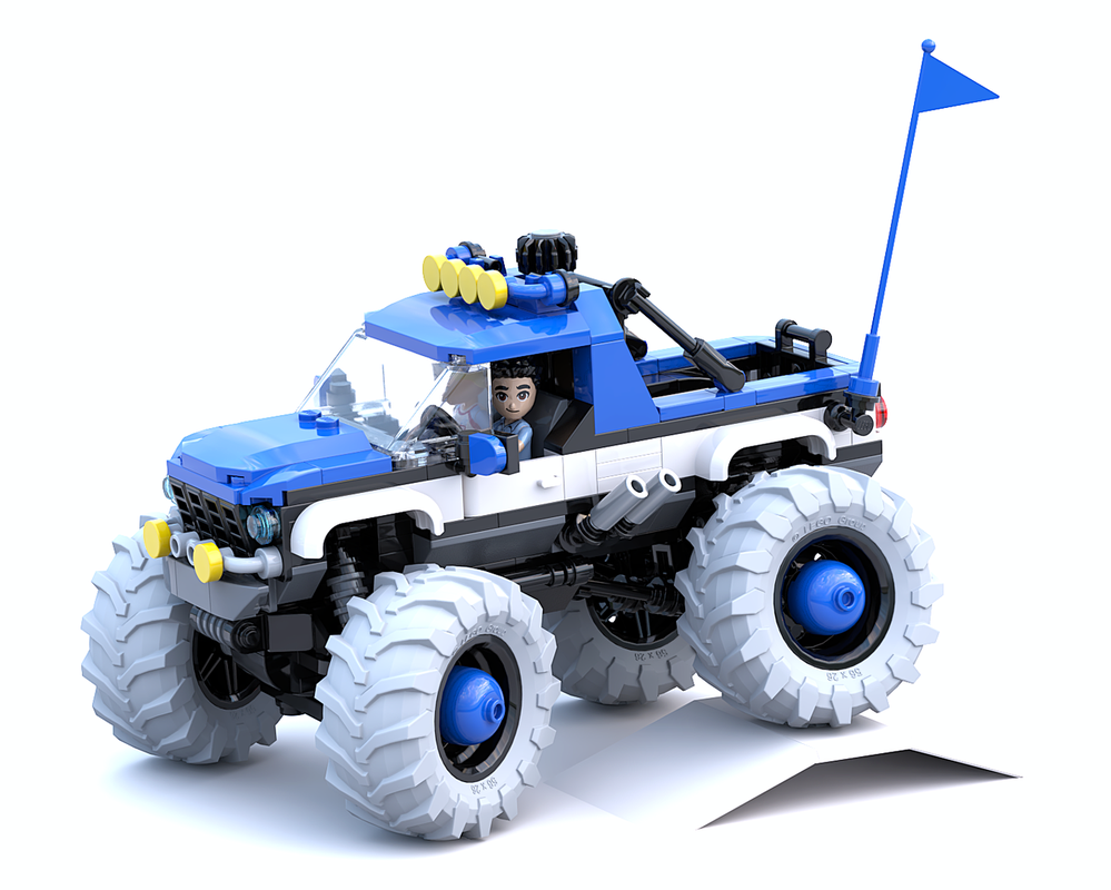 Lego "SnowSquatch" Monster Truck - Playable