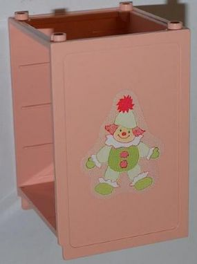 Lego Scala Dresser without Top with Clown on Right Side and House on Left Side Pattern (Stickers) - Set 3241