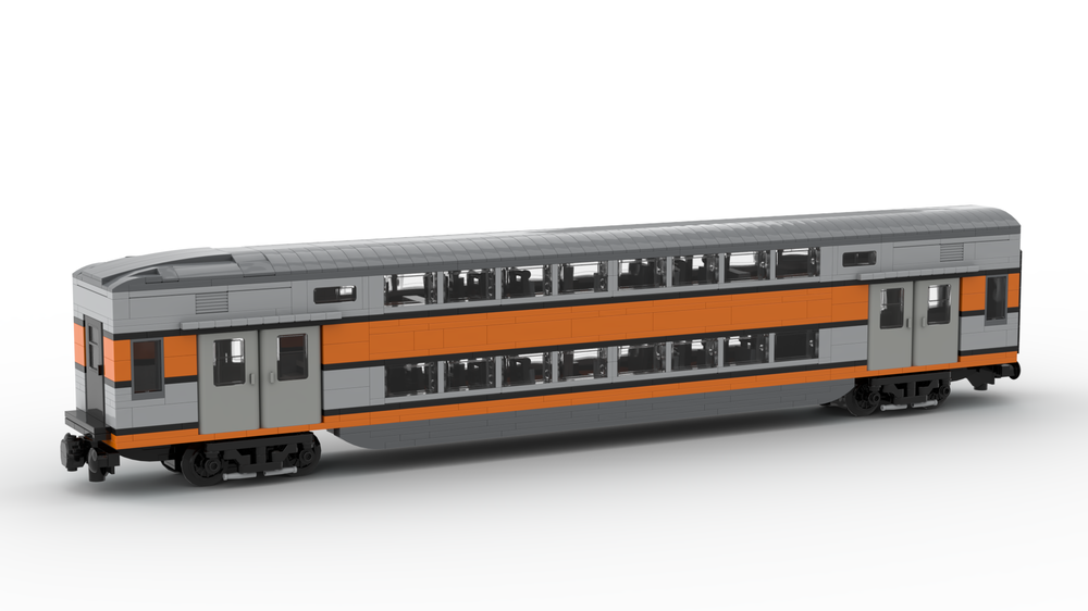 Lego Wagon 3 - Rame VB2N -- SNCF -- MOC