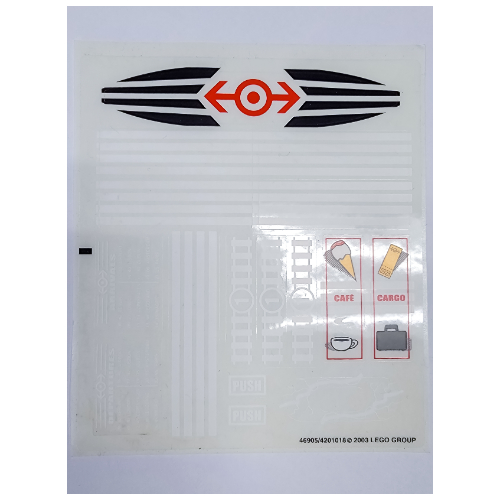 Lego Sticker Sheet for Set 4513-1