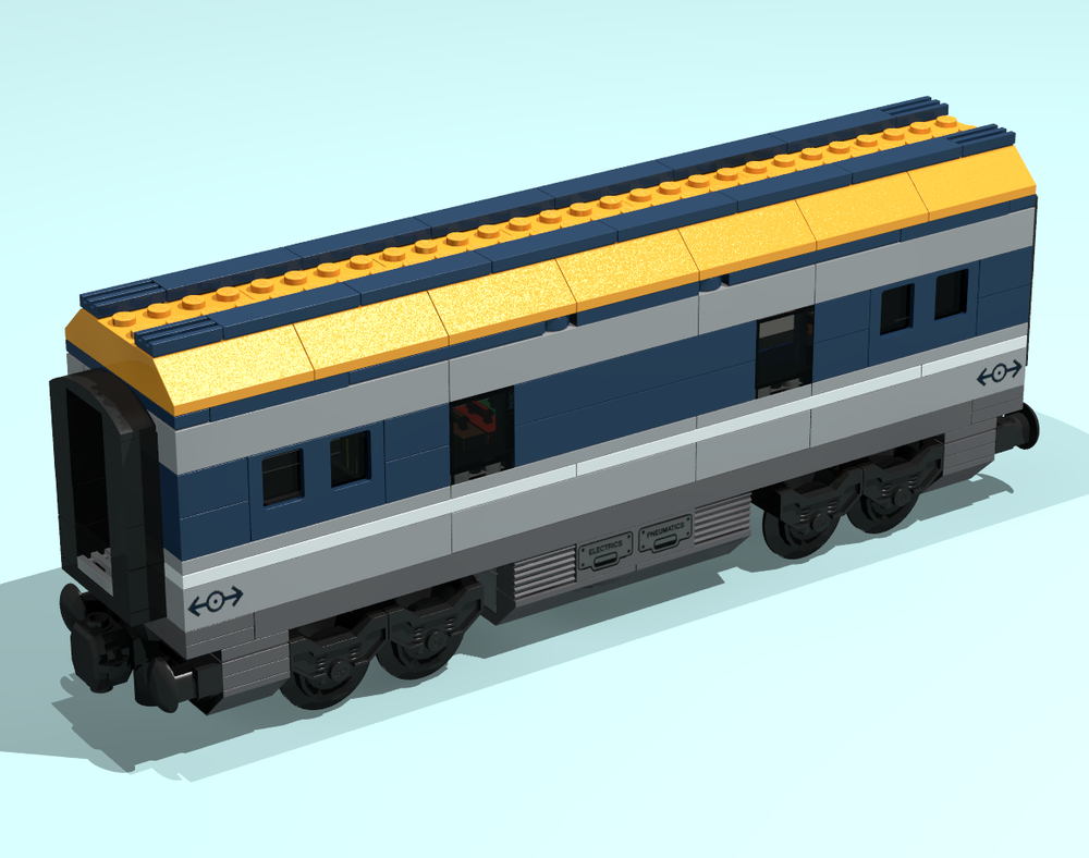 Lego Passenger Train Baggage Car