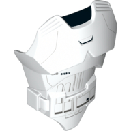 Lego Large Figure Torso Cover with Raised Belt and First Order Stormtrooper Print