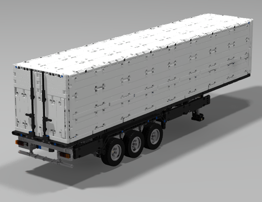 Lego Suspended and automatically steered trailer