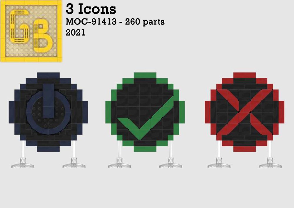 Lego 3 icons