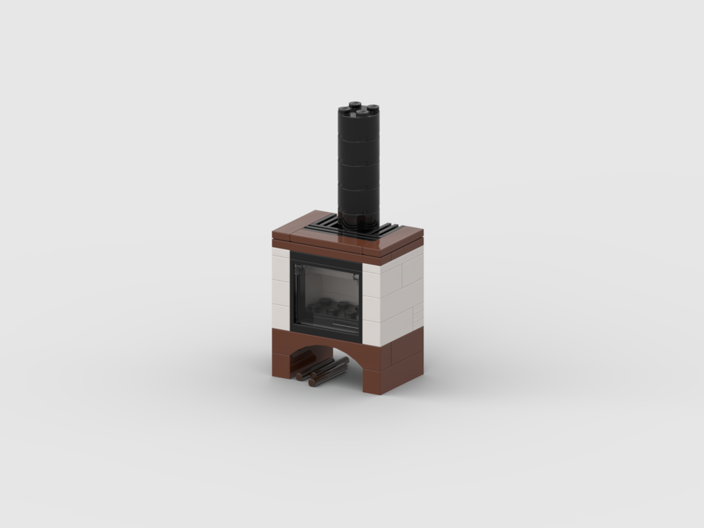 Lego "Piccolo" fireplace