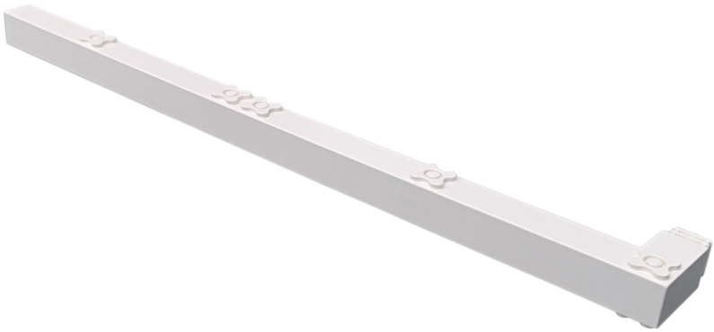 Lego Scala Support L 40 Studs Long with Support Connector with Pin and Support Connector Brick, Pin Hole (33036 / 6808 / 6810)