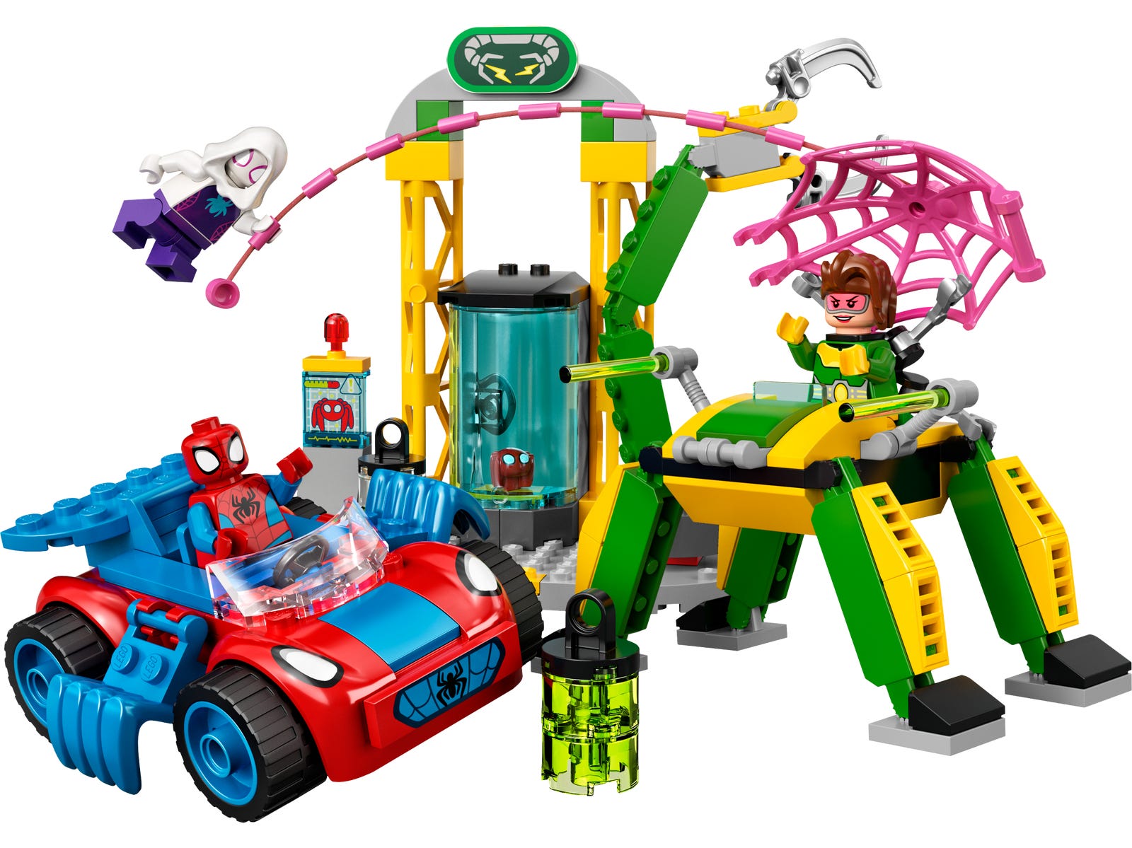 Lego Spider-Man at Doc Ock's Lab