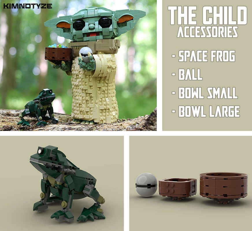 Lego Grogu - The Child "Baby Yoda" - The Mandalorian (Accessories)