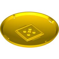 Lego Pod, Bottom Cap 9 x 9 x 1 X-Pod / Yellow