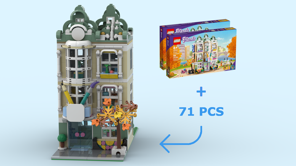 Lego Art School Modular Building