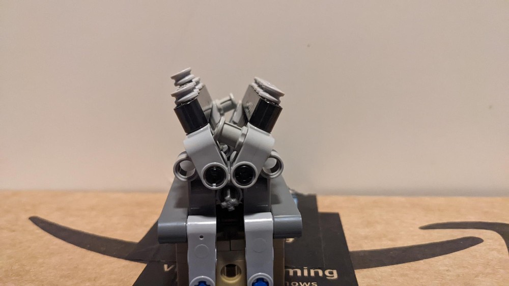 Lego 42133 v10 engine on a pallet
