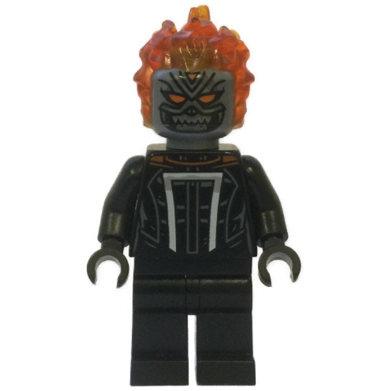 Lego Ghost Rider, Flat Silver Head