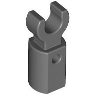 Lego Bar Holder with Clip / Dark Bluish Gray