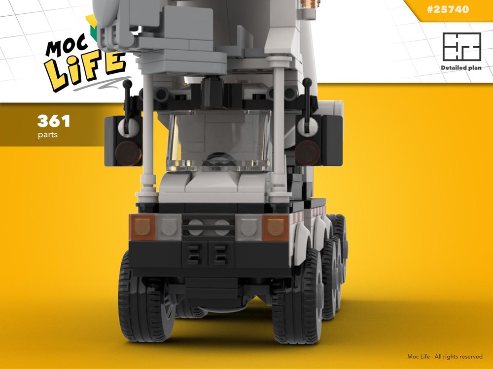 Lego Terex cement advance mixer