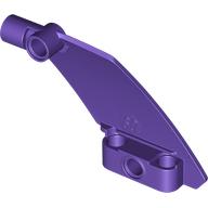 Lego Technic Panel Curved 5 x 7 Parallelogram Right / Dark Purple