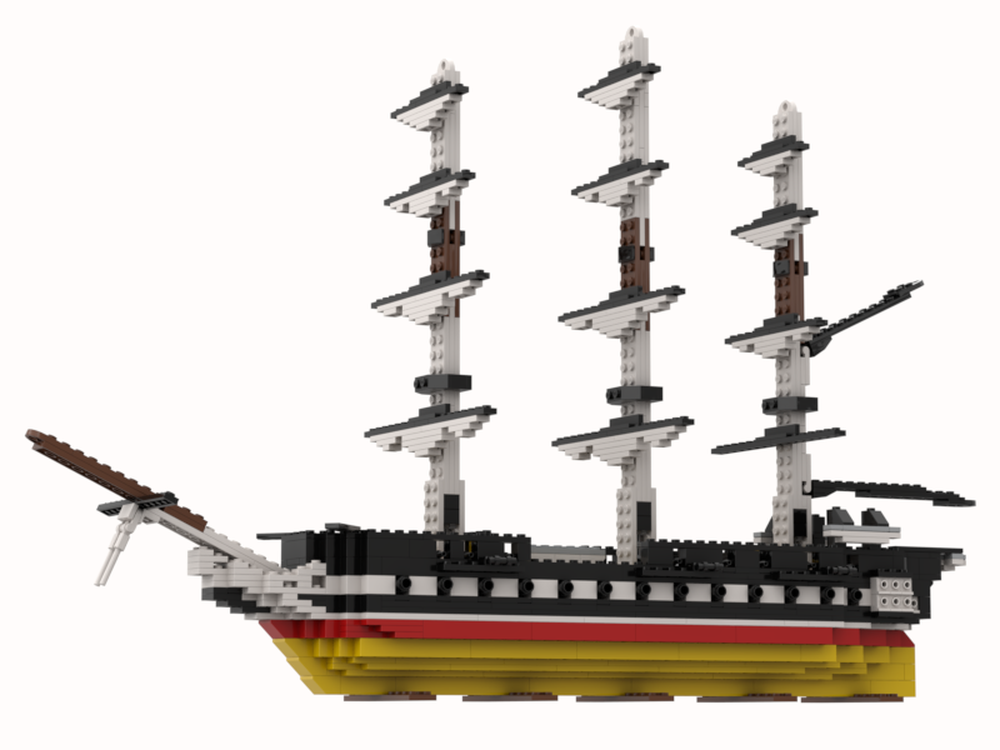 Lego USS Constitution 1797