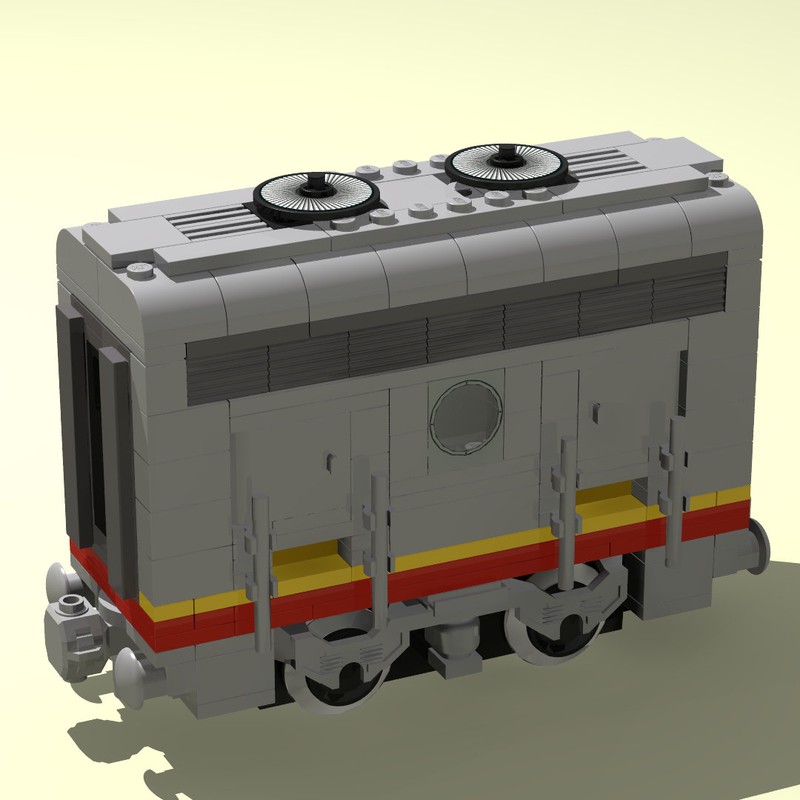 Lego Mini Santa Fe Super Chief B-Unit Locomotive