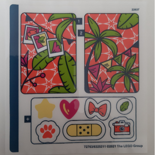 Lego Sticker Sheet for Set 41662-1 / [No Color/Any Color]