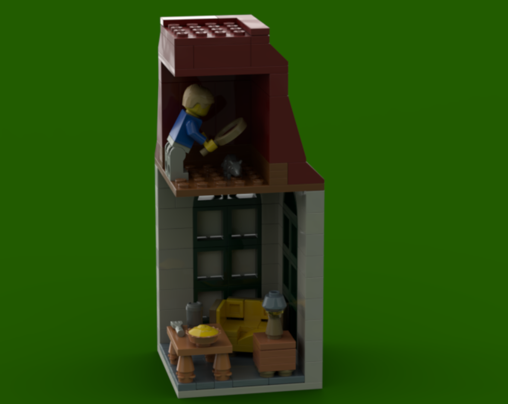 Lego Room cutout.