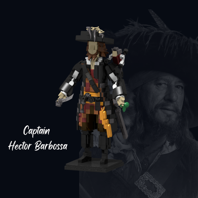 Lego Captain Hector Barbossa Figurine