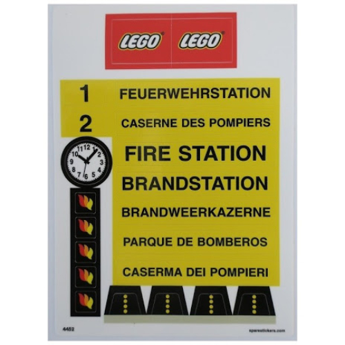 Lego Sticker Sheet for Set 374-1