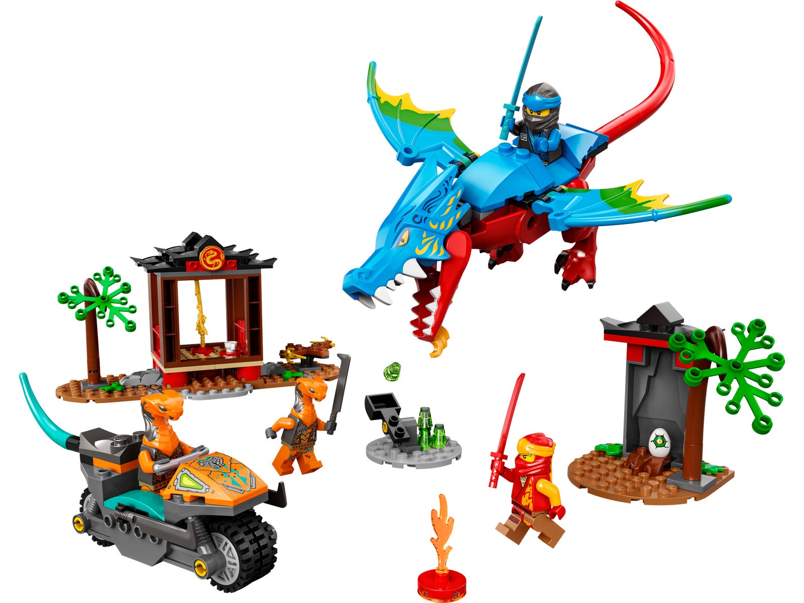 Lego Ninja Dragon Temple