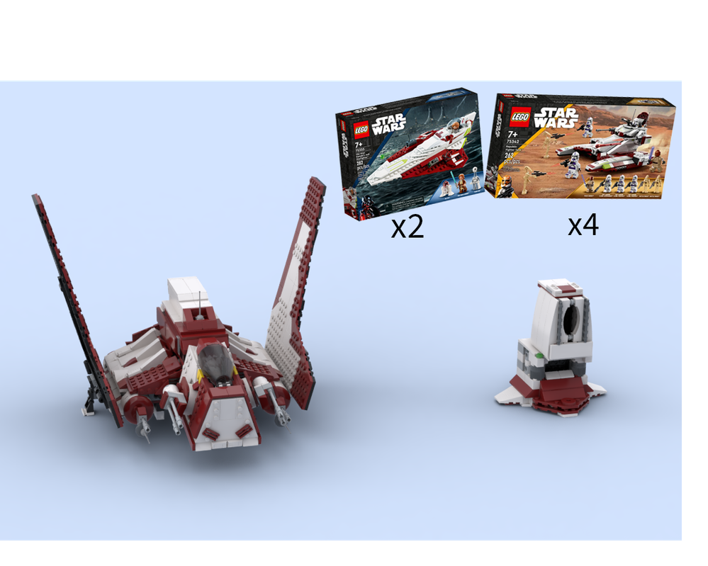 Lego 75333 + 75342 - Republic attack shuttle