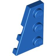 Lego Wedge Plate 3 x 2 Left / Blue