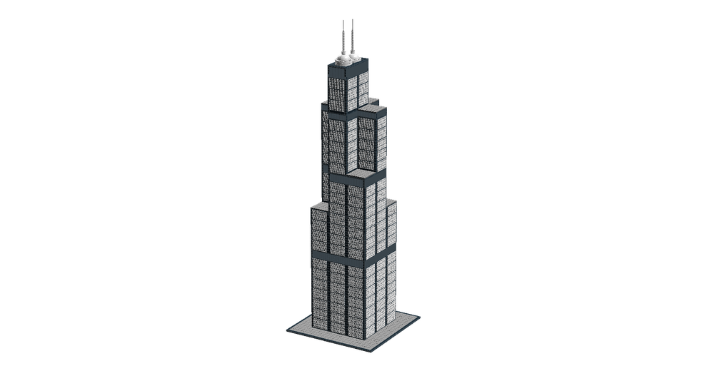 Lego Customized_Willis-Tower 2.0