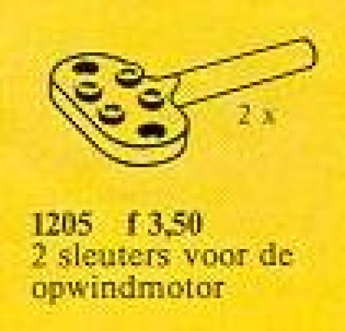 Lego Keys for Wind-Up Motor