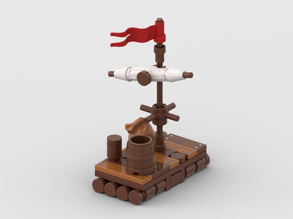 Lego Fishing Raft