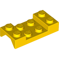 Lego Wheel Arch, Mudguard 2 x 4 Studded / Yellow
