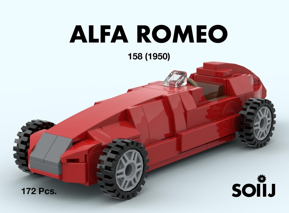 Lego Alfa Romeo 158 Alfetta (1950, Giuseppe Farina) 1:27