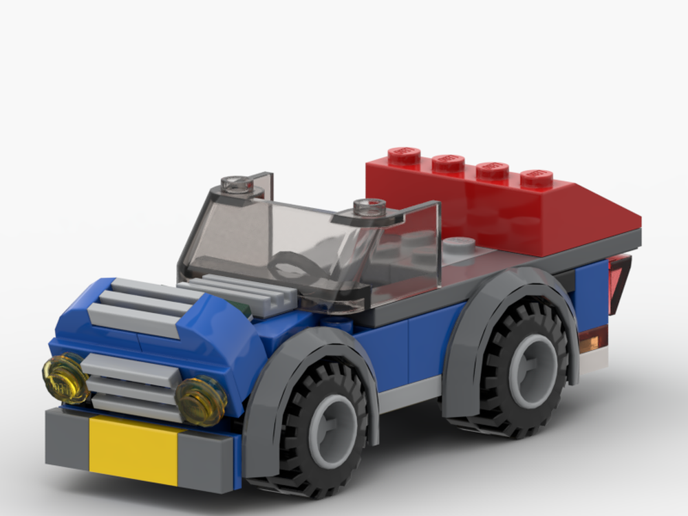 Lego Weird blue car