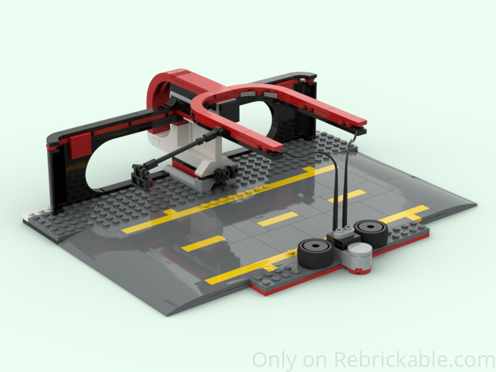 Lego 60443 8-wide Speed Champions F1 Pit Stop Diorama