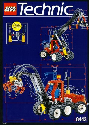 Lego Pneumatic Log Loader / Pneumatic Logger