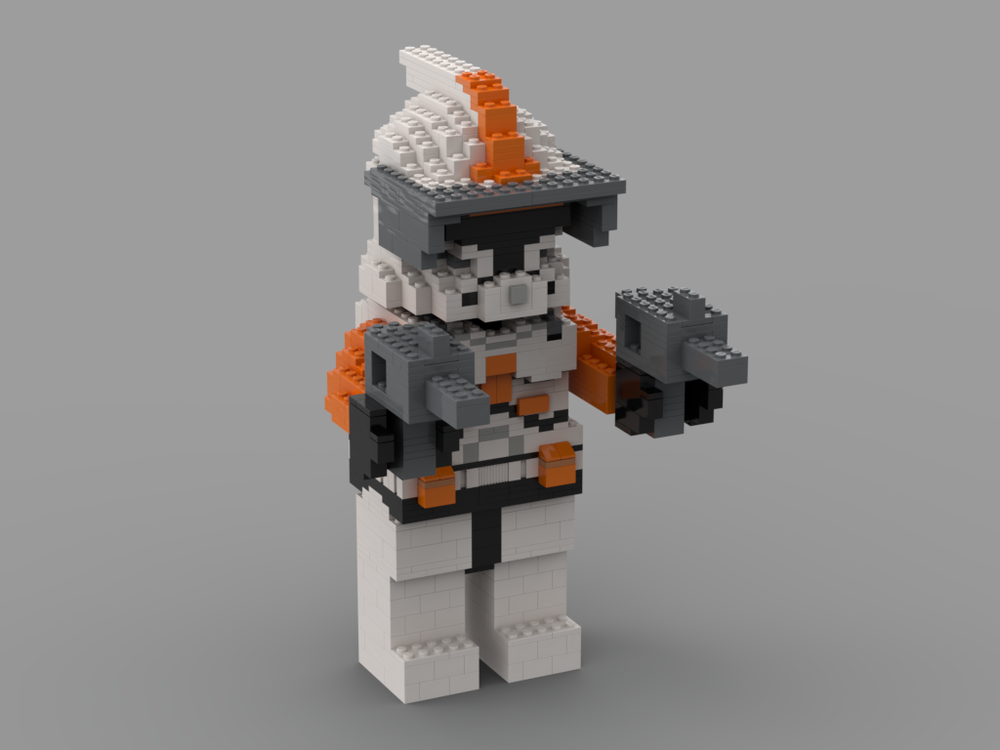 Lego Commander Cody Brickbuilt Model