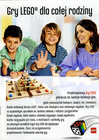Lego 2010 Insert Polish Board Games