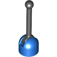 Lego Lever Small Base with Black Lever / Blue