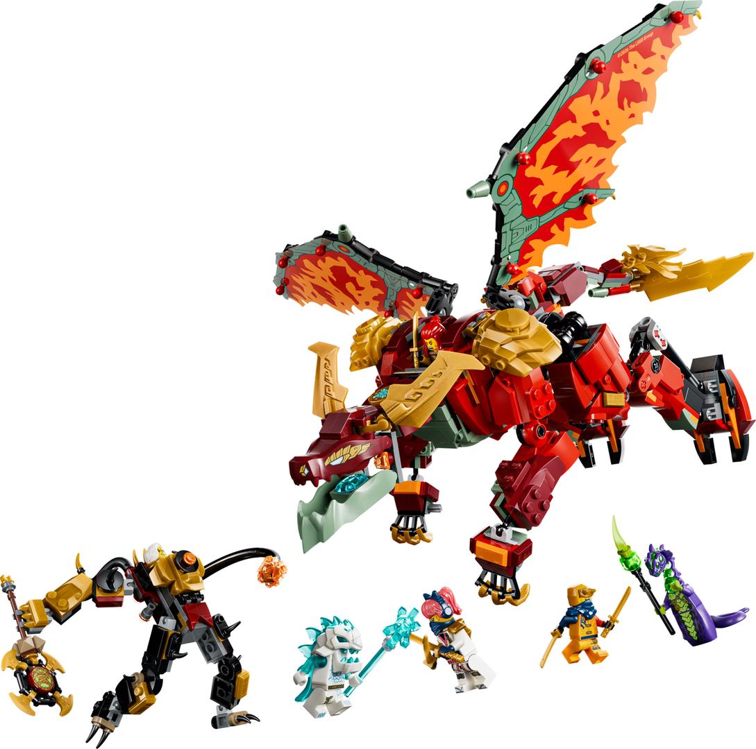 Lego Wyldfyre's Transforming Dragon Mech