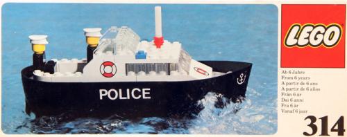 Lego Police Boat