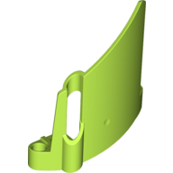 Lego Technic Panel Fairing #23 Large Short, Small Hole, Side B / Lime