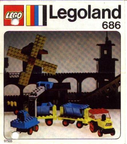 Lego Digger and Tippers