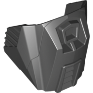 Lego Large Figure Limb Cover, Armor, Knee / Shoulder / Black