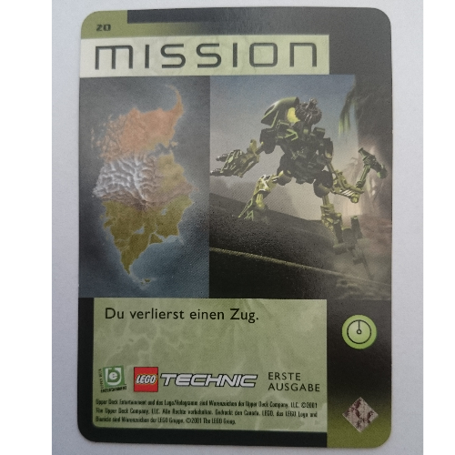 Lego Trading Card, Bionicle Game: QftM - 20 Mission