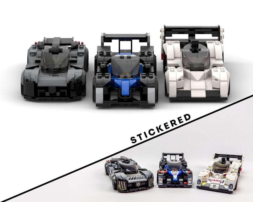 Lego Peugeot Le Mans Trilogy bundle
