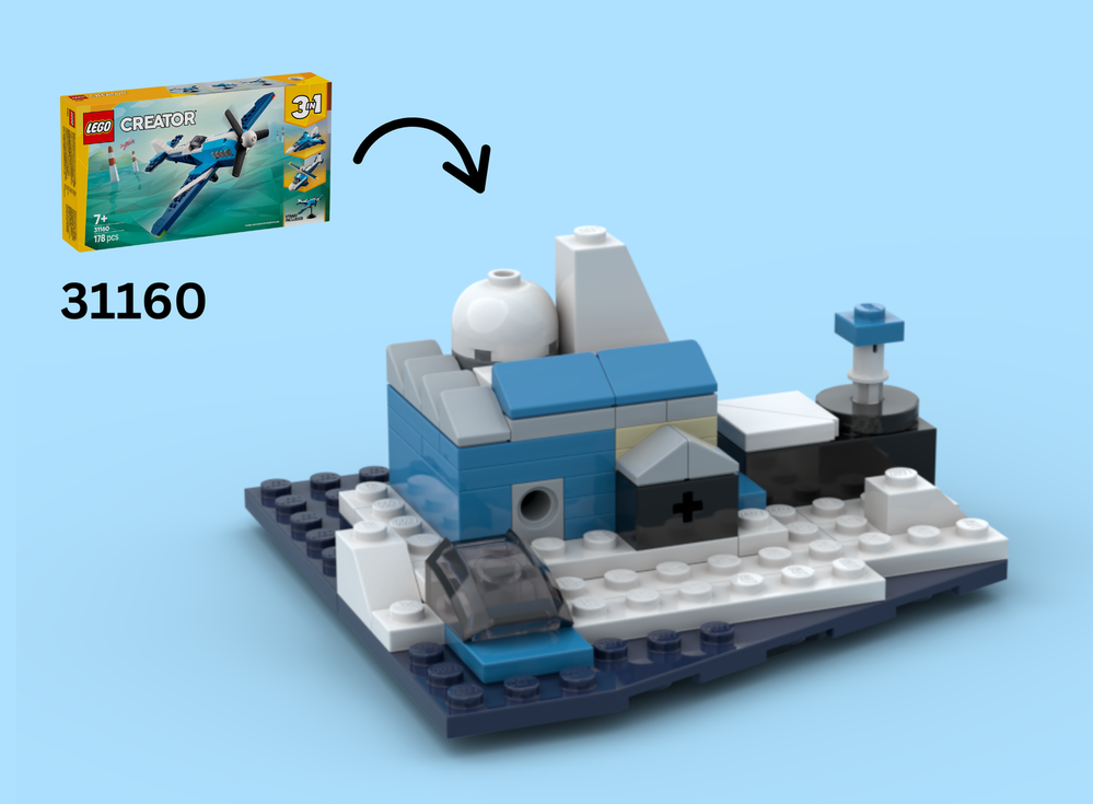 Lego 31160 Micro Polar Station