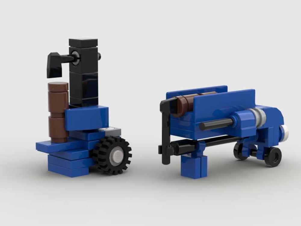 Lego Holzspalter - Wood log splitter