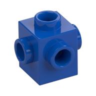 Lego Brick Special 1 x 1 Studs on 4 Sides / Blue