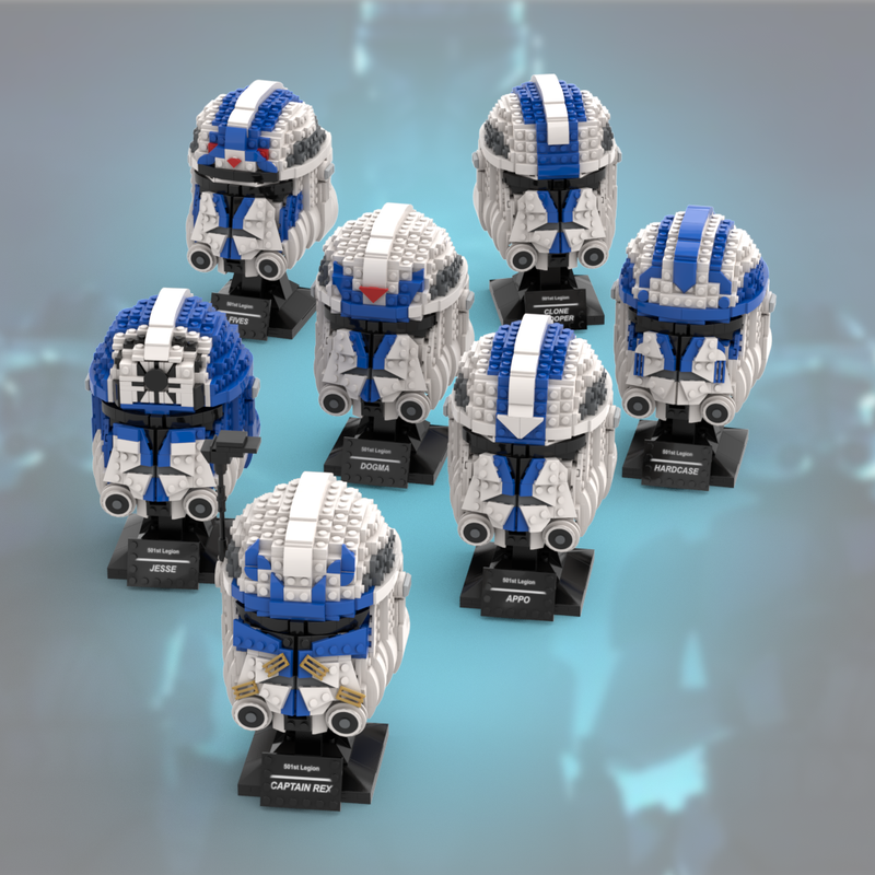 Lego 501st Legion (Helmet Collection)
